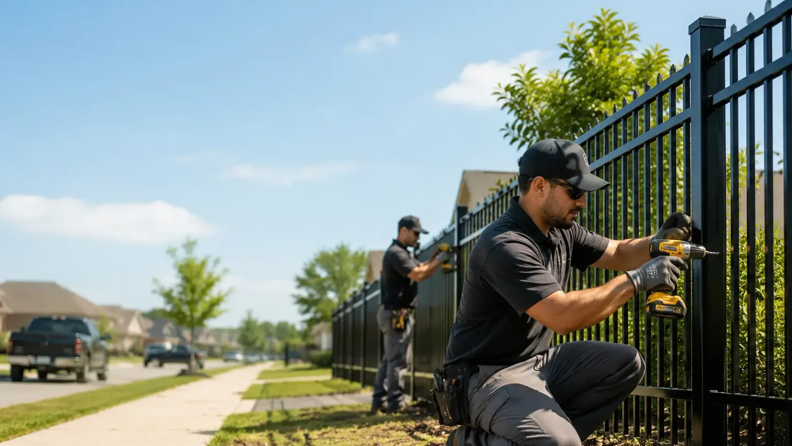 Metal Fence Installation in Wilbraham, MA